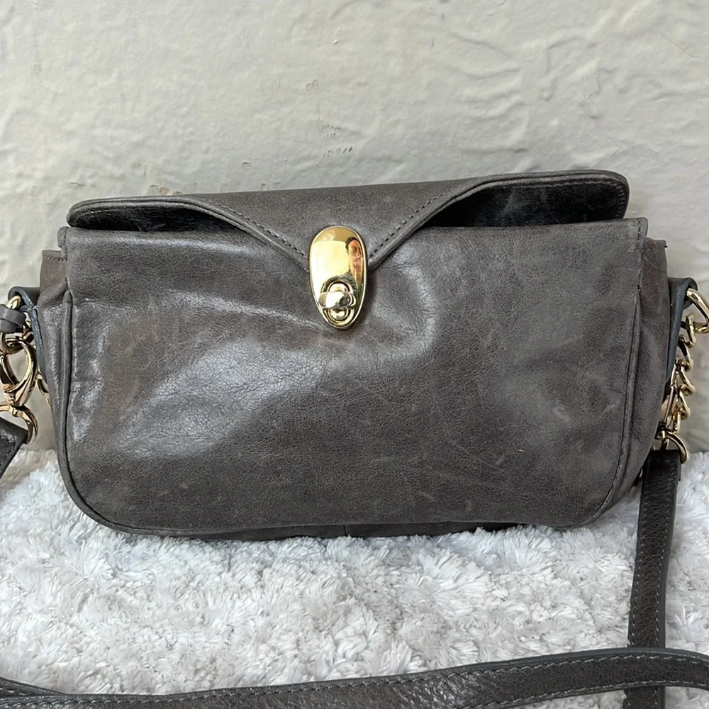 Laura Di Maggio Italian Leather Convertible crossbody Bag - Picture 1 of 12